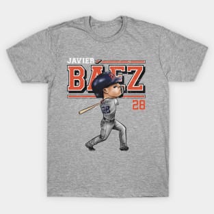 Javier Baez Detroit Cartoon T-Shirt